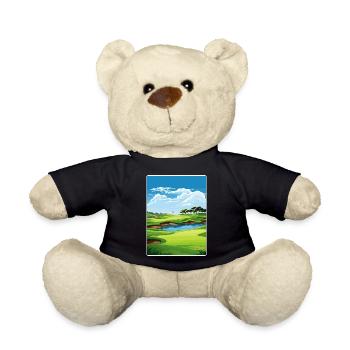 Harbor Town Golf Links Club Course Reiseposter - Teddy - Schwarz - Vorne