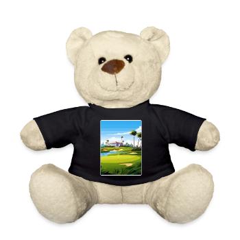 Riviera Country Club Golf Reise Poster Souvenir - Teddy - Schwarz - Vorne
