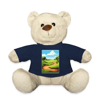 Bethpage Black Golf Club Reiseposter Souvenir - Teddy - French Navy - Vorne