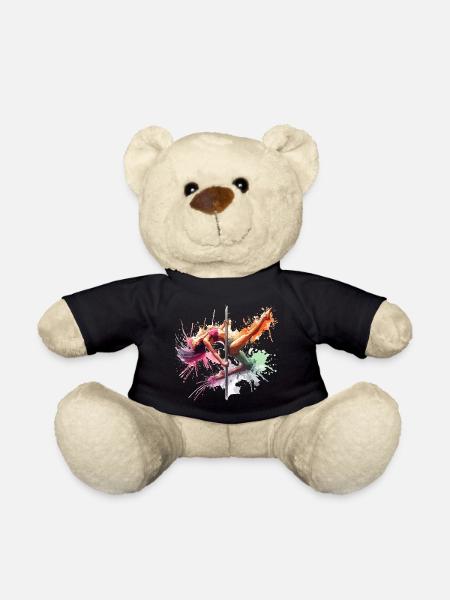 Pole Dance Couleurs Dynamiques Pole Dance Cadeau - Nounours - noir
