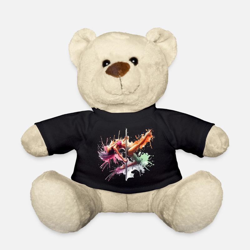 Pole Dance Couleurs Dynamiques Pole Dance Cadeau - Nounours - noir