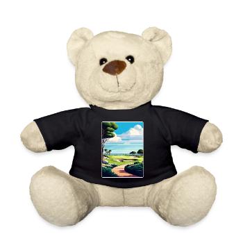 Pelican Hill Golf Club Reiseposter Souvenir WPA - Teddy - Schwarz - Vorne
