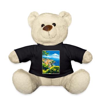 Sorrente Italie Voyage Affiche Souvenir Peinture WPA - Nounours - noir - Devant