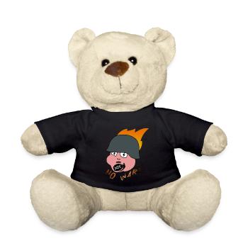 Helmut! - pas de guerre - Nounours - noir - Devant