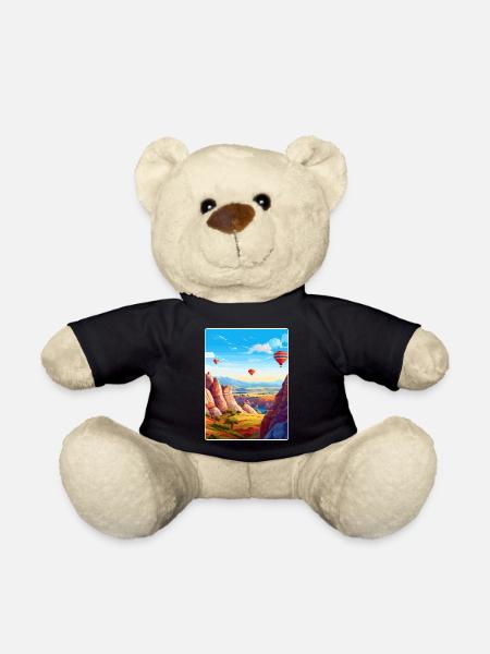 Kappadokien Türkei Reise Poster Souvenir Farbe WPA - Teddy - Schwarz