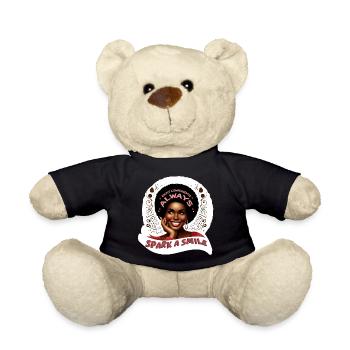 SPARK A SMILE - Teddy Bear - black - Front