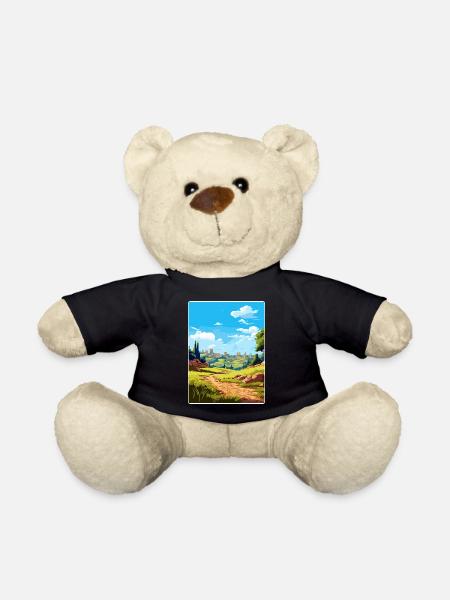 Troja Türkei Reise Poster Souvenir Postkarte Farbe - Teddy - Schwarz