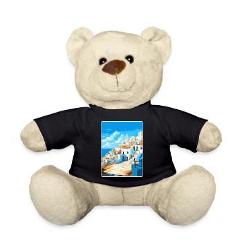 Karpathos Griechenland Reise Poster Souvenir Farbe WPA - Teddy - Schwarz - Vorne