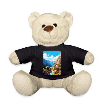 Samaria Schlucht Reise Poster Souvenir Malerei WPA - Teddy - Schwarz - Vorne