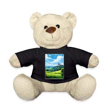 Eifel Nationalpark Deutschland Reiseposter Souvenir - Teddy - Schwarz - Vorne