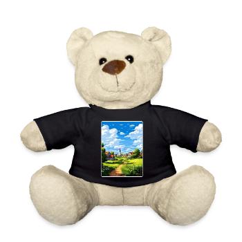 Lausitz Deutschland Reiseposter Souvenir Farbe WPA - Teddy - Schwarz - Vorne