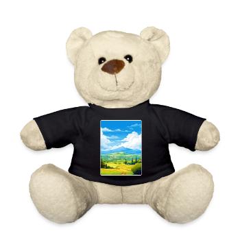 Mount Ida Greece Travel Poster Souvenir Paint WPA - Teddy Bear - black - Front