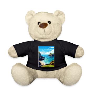 Kynance Cove England Reiseposter Souvenir WPA - Teddy - Schwarz - Vorne
