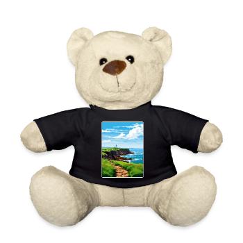 Lizard Point Angleterre Affiche de voyage Souvenir WPA - Nounours - noir - Devant