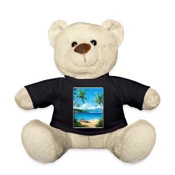 Phuket Thailand Thailand Reise Poster Souvenir WPA - Teddy - Schwarz - Vorne