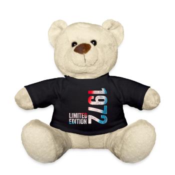 1972 Limitiertes Geburtstagsgeschenk 1972 - Teddy - Schwarz - Vorne