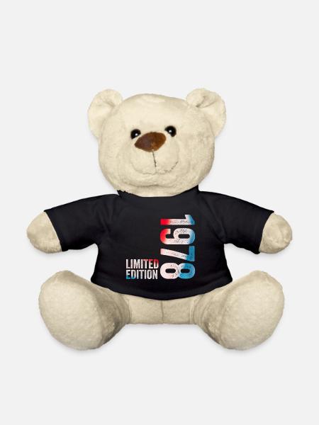 1978 Limitiertes Geburtstagsgeschenk 1978 - Teddy - Schwarz