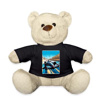 Jerez Circuit Motorsport Race Spain Travel Poster - Teddy Bear - black - Front