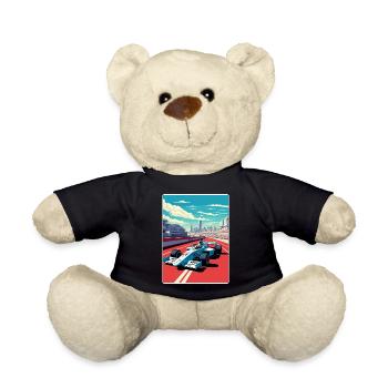 Mexique Circuit Motorsport Race Voyage Affiche WPA - Nounours - noir - Devant