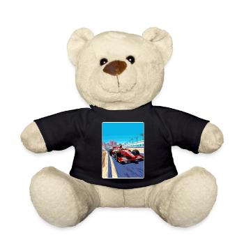 Manama Circuit Motorsport Race Bahrain Travel Card - Teddy - Schwarz - Vorne
