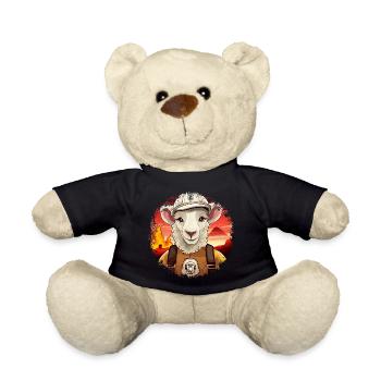 Fire Brigade Sheep - Teddy Bear - black - Front