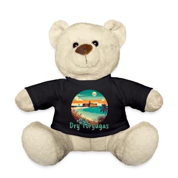 Dry Tortugas Florida Beach Fortress - Teddy Bear - black - Front