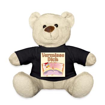 Vermisse Dich - Fernbeziehung - Teddy - Schwarz - Vorne