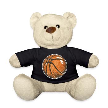 Basketball Ball Grafik - Teddy - Schwarz - Vorne