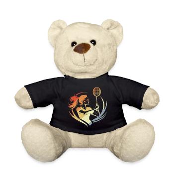 Badminton Vintage Filles - Nounours - noir - Devant