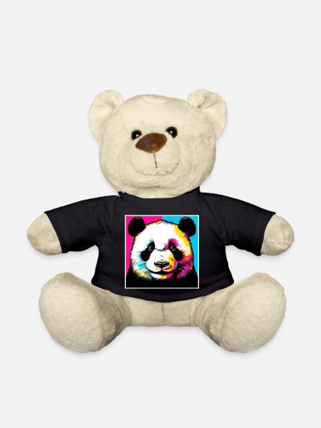 Panda - Teddy - Schwarz