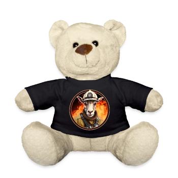 Chèvres Pompiers / Chèvre pompier - Nounours - noir - Devant