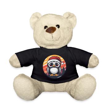 Hibou Noël Animal - Nounours - noir - Devant