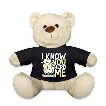 I know you herd me sheep - Teddy - Schwarz - Vorne