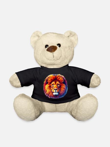 Löwe - Teddy - Schwarz