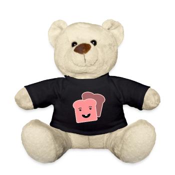 Pink Toasts Gift - Teddy Bear - black - Front