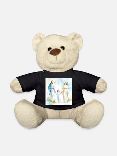 Heilige Familie Religiöses Porträt - Die Heilige Familie - Teddy - Schwarz