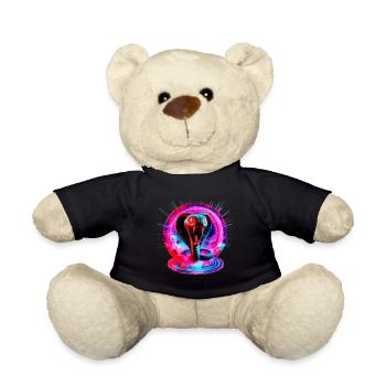 Snake (02) - Teddy Bear - black - Front