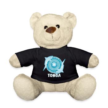 Tonga Bull Shark - Teddy Bear - black - Front