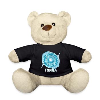 Tonga Blue Sharks - Teddy Bear - black - Front