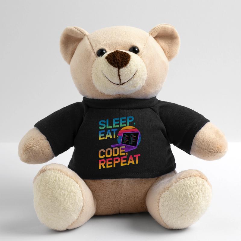Sleep Eat Code Repeat Gift pour Coder Nounours