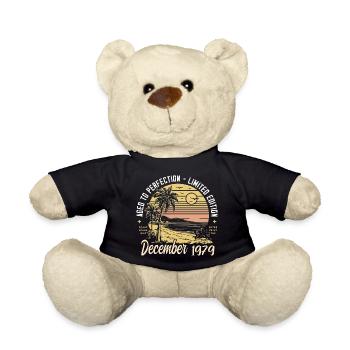 December 1979 Birthday present December 1979 - Teddy Bear - black - Front