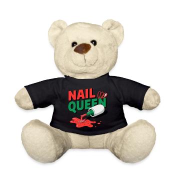 Nail Queen für jede Kosmetikerin - Teddy - Schwarz - Vorne