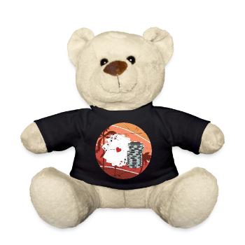 Pokern im Palmenparadies - Teddy - Schwarz - Vorne