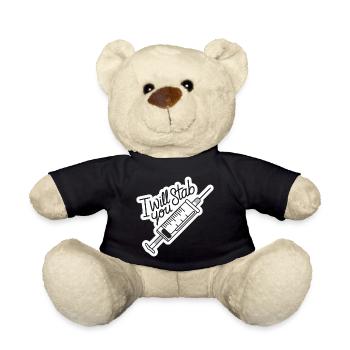 I Will Stab You 13 - Teddy - Schwarz - Vorne