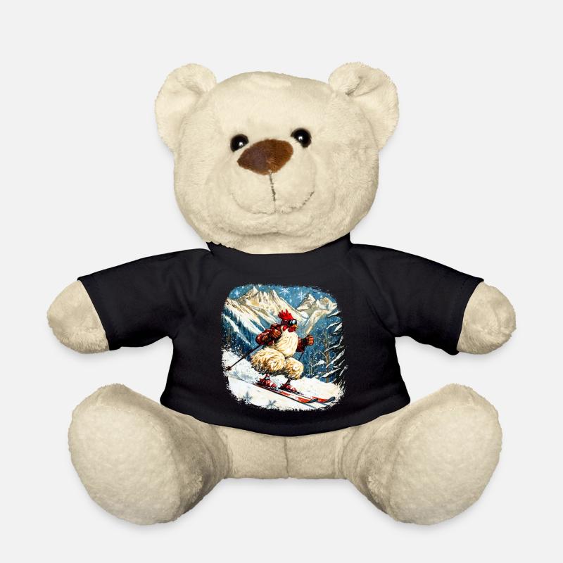 Ski Hühner - Teddy - Schwarz