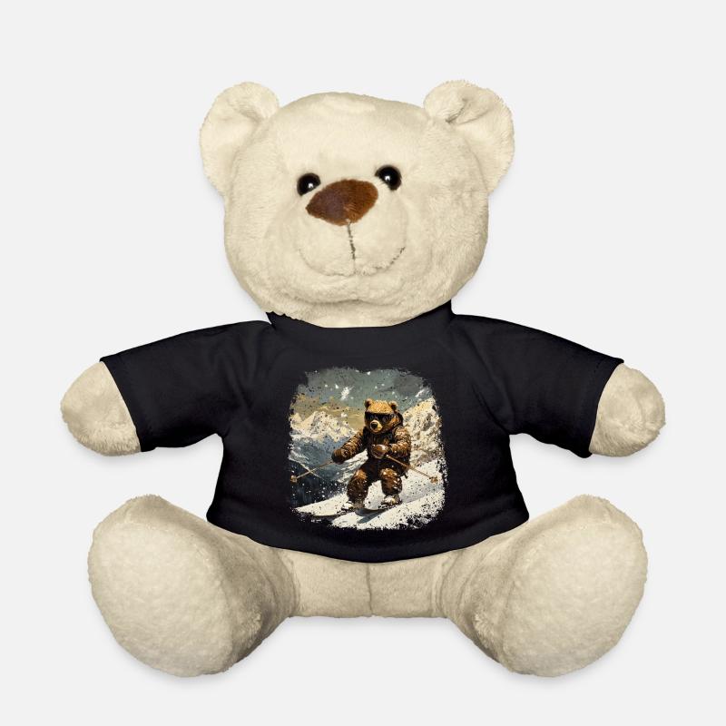 Bären Ski - Teddy - Schwarz