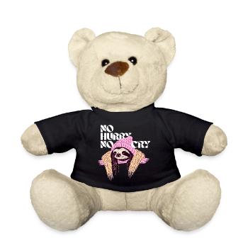 Pas de précipitation, pas de cri – Reggae décontracté paresseux - Nounours - noir - Devant