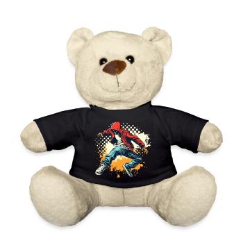 Breakdancer Graphic - Teddy Bear - black - Front