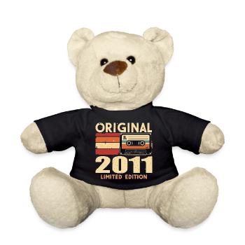 Geburtstag 2011 - Legendär Seit 2011 Geschenk 2011 - Teddy - Schwarz - Vorne