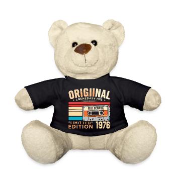 Original 1976, legendär seit 1976 Jahrgang 1976 - Teddy - Schwarz - Vorne
